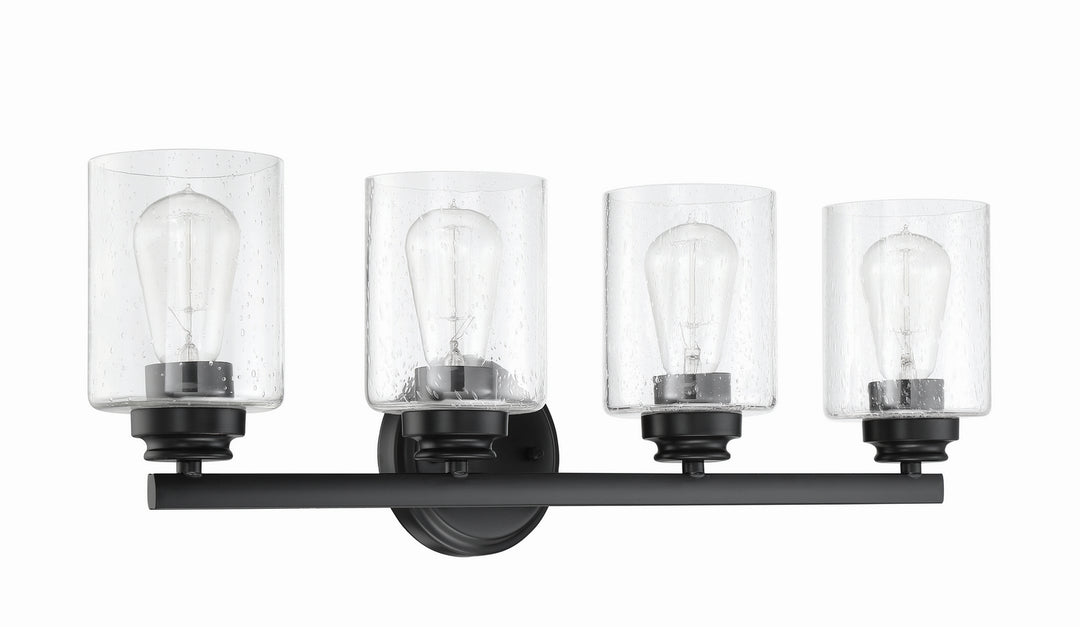 Craftmade Canada - 50504-FB - Four Light Vanity - Bolden - Flat Black