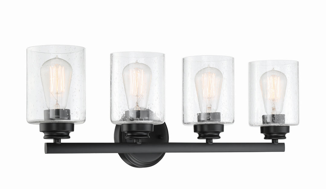 Craftmade Canada - 50504-FB - Four Light Vanity - Bolden - Flat Black