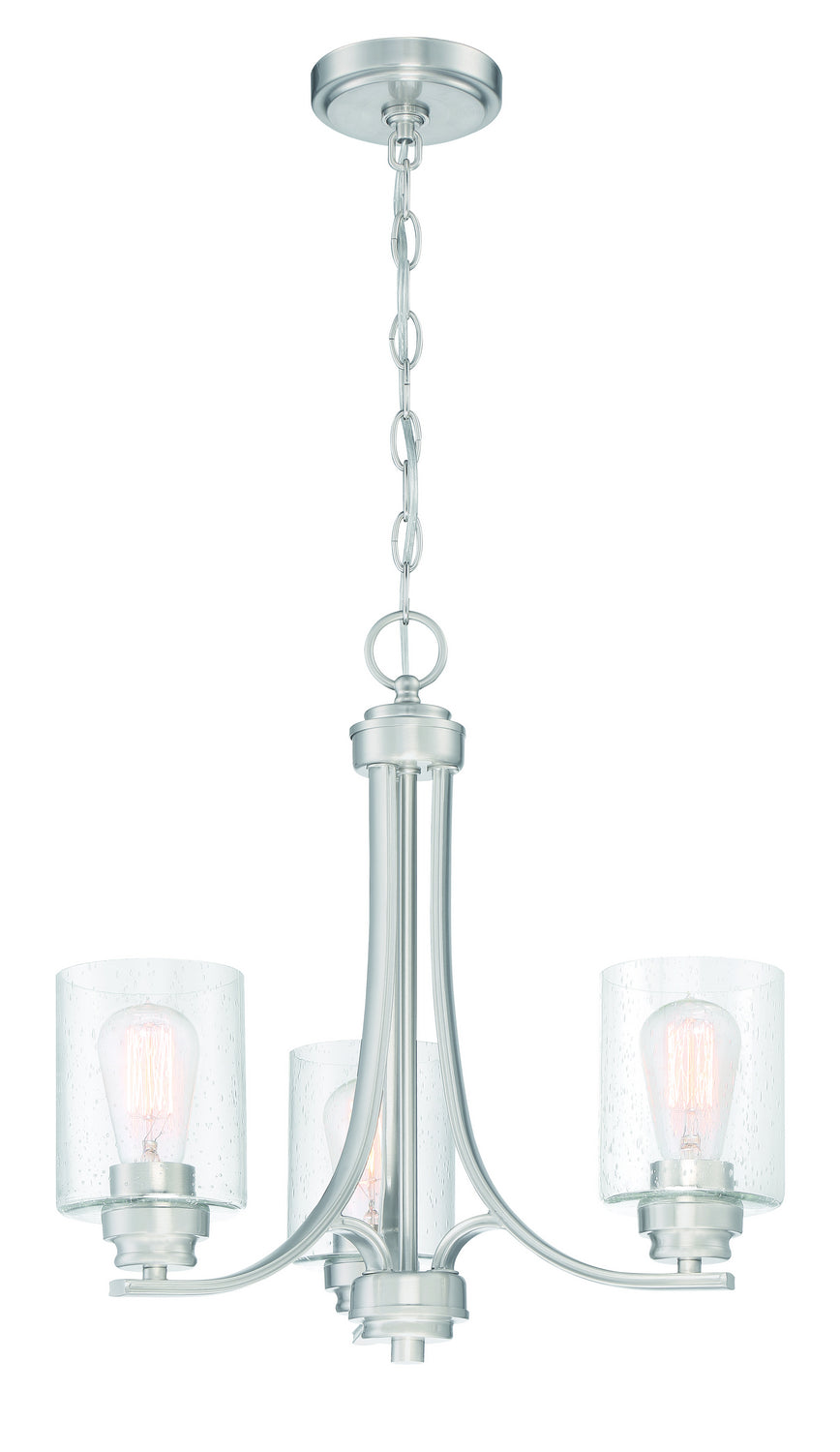 Craftmade Canada - 50523-BNK - Three Light Chandelier - Bolden - Brushed Polished Nickel