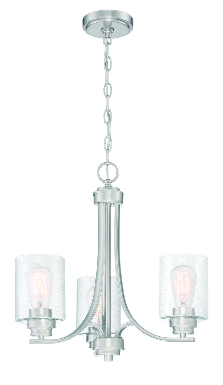 Craftmade Canada - 50523-BNK - Three Light Chandelier - Bolden - Brushed Polished Nickel