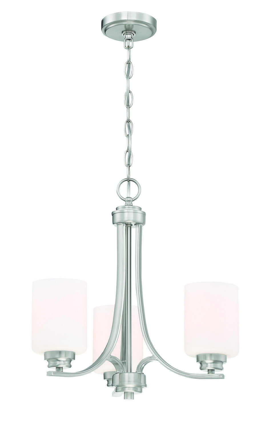 Craftmade Canada - 50523-BNK-WG - Three Light Chandelier - Bolden - Brushed Polished Nickel
