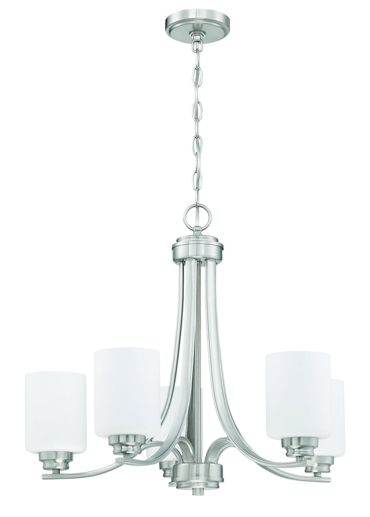 Craftmade Canada - 50525-BNK-WG - Five Light Chandelier - Bolden - Brushed Polished Nickel