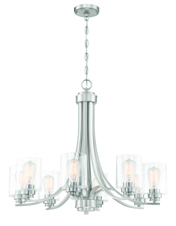 Craftmade Canada - 50528-BNK - Eight Light Chandelier - Bolden - Brushed Polished Nickel