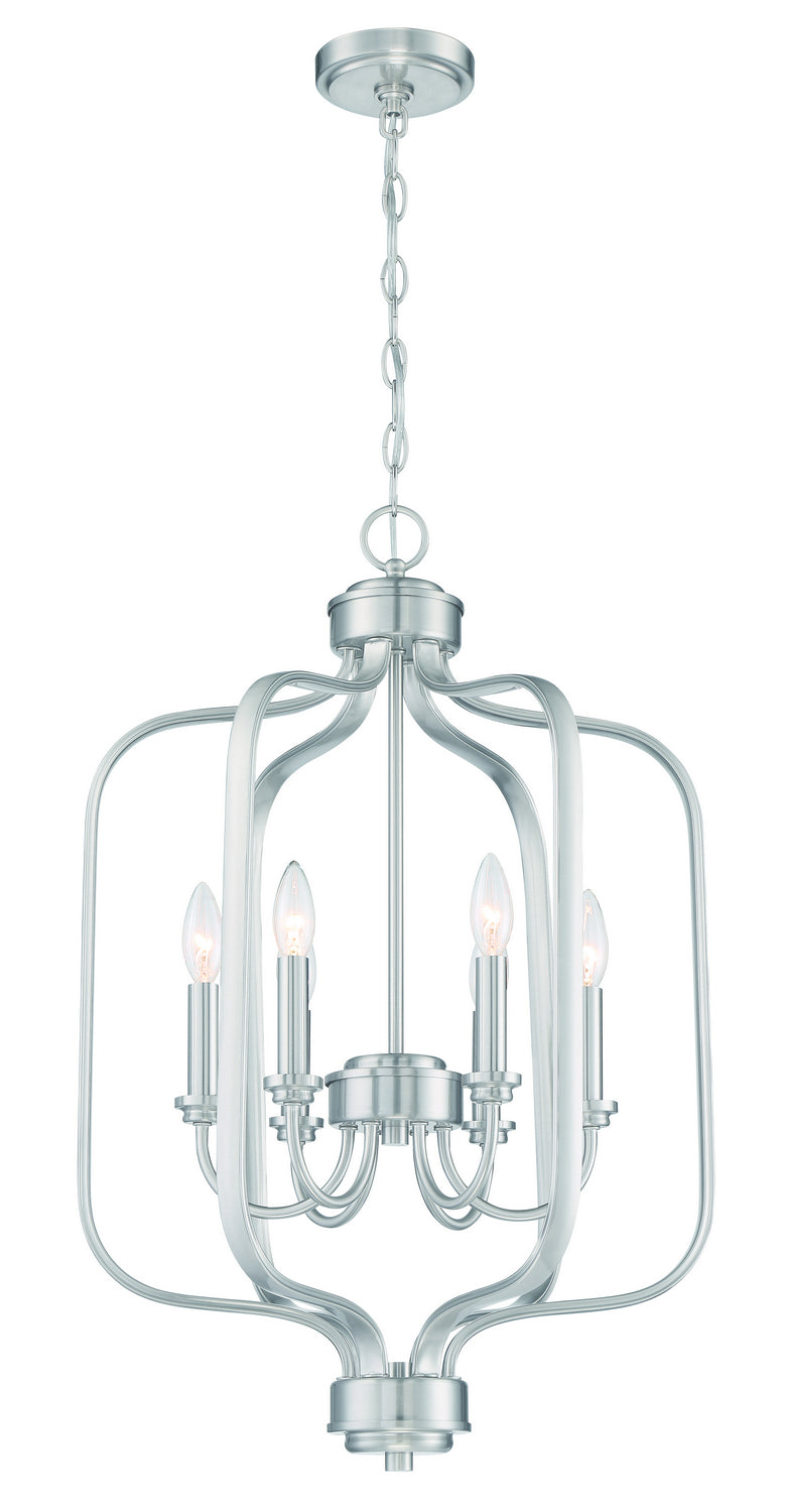 Craftmade Canada - 50536-BNK - Six Light Foyer Pendant - Bolden - Brushed Polished Nickel