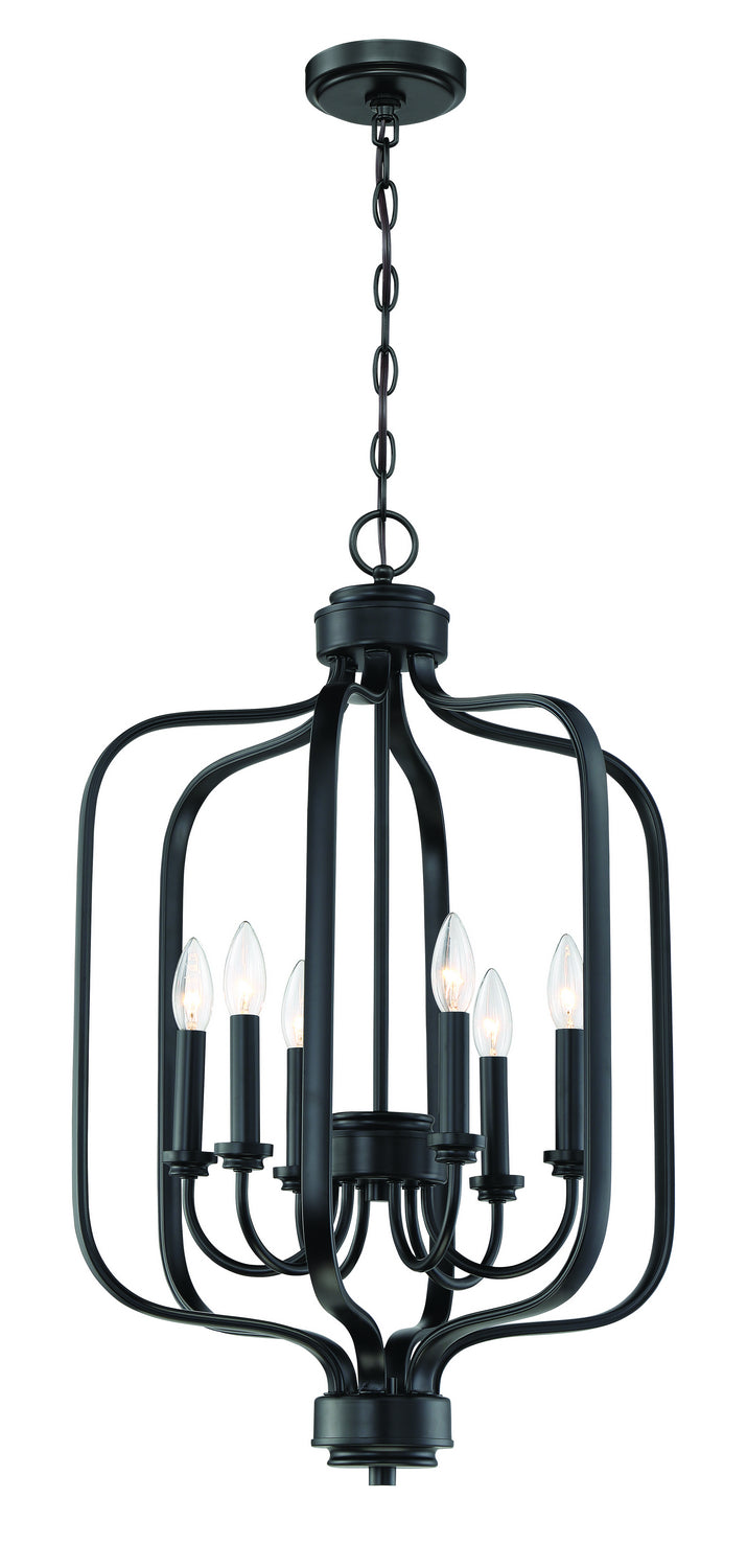 Craftmade Canada - 50536-FB - Six Light Foyer Pendant - Bolden - Flat Black