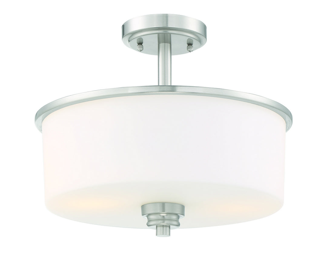 Craftmade Canada - 50552-BNK-WG - Two Light Convertible Semi Flush - Bolden - Brushed Polished Nickel