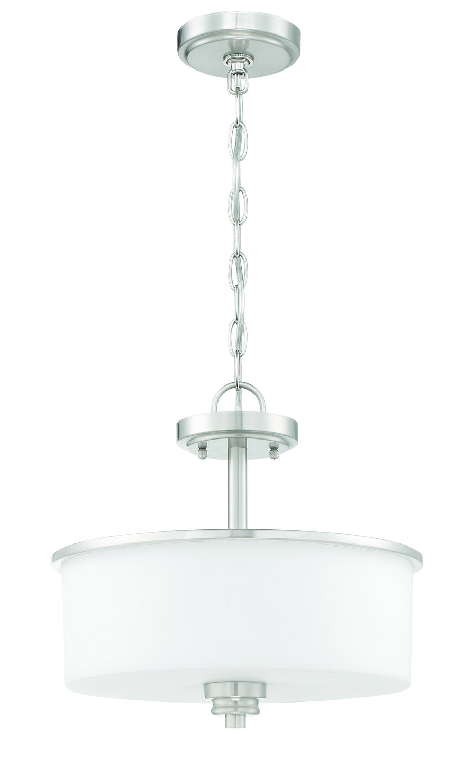 Craftmade Canada - 50552-BNK-WG - Two Light Convertible Semi Flush - Bolden - Brushed Polished Nickel