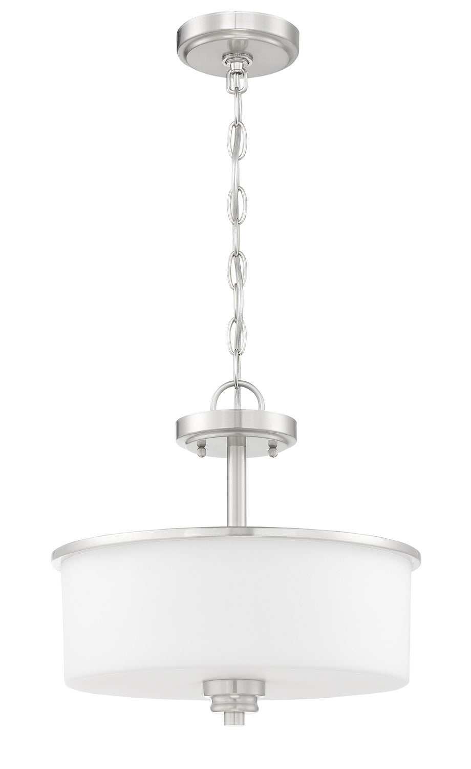 Craftmade Canada - 50552-BNK-WG - Two Light Convertible Semi Flush - Bolden - Brushed Polished Nickel