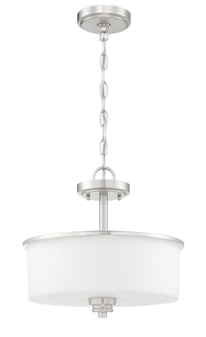 Craftmade Canada - 50552-BNK-WG - Two Light Convertible Semi Flush - Bolden - Brushed Polished Nickel