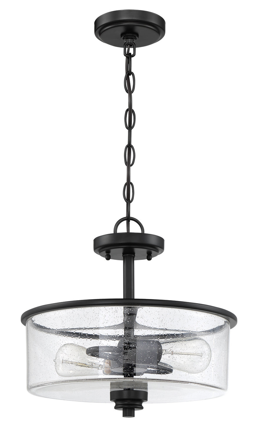 Craftmade Canada - 50552-FB - Two Light Convertible Semi Flush - Bolden - Flat Black