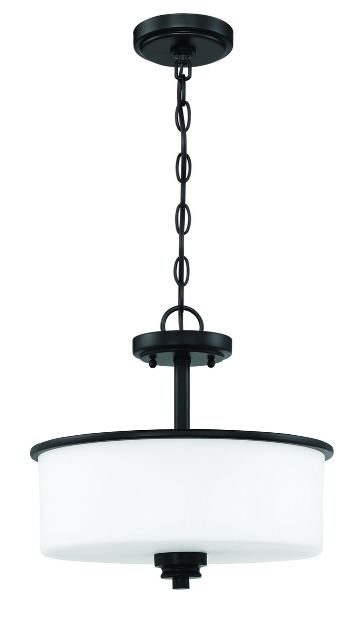Craftmade Canada - 50552-FB-WG - Two Light Convertible Semi Flush - Bolden - Flat Black