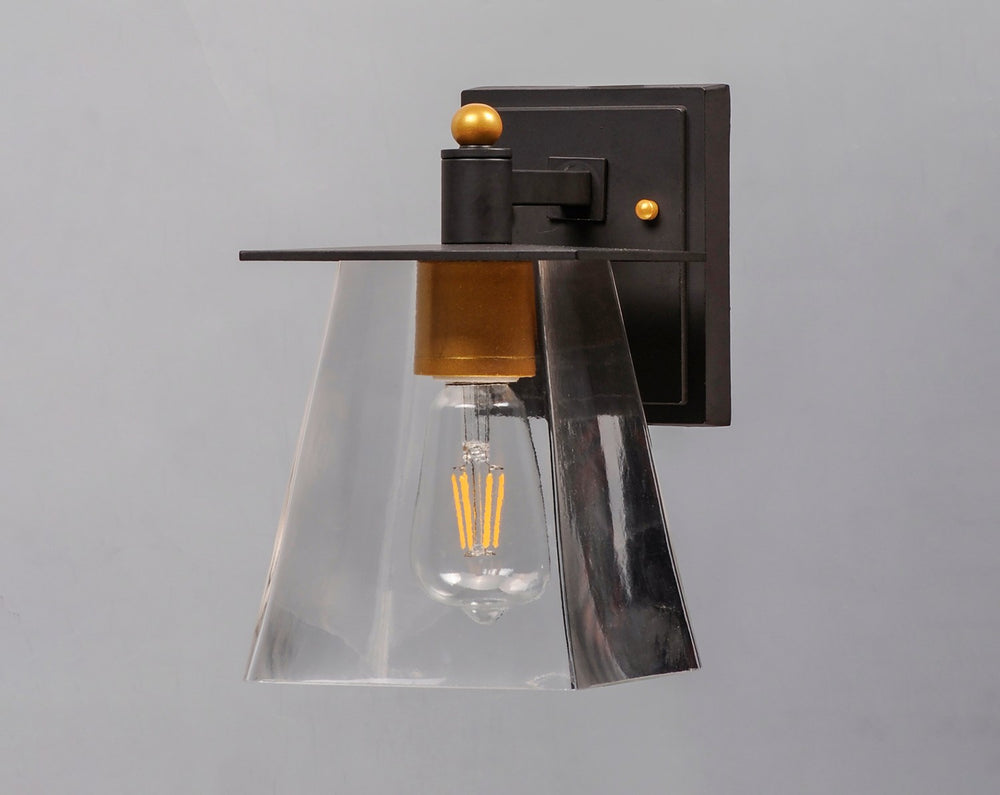 Maxim - 10312CLBZGLD - LED Outdoor Wall Sconce - Chalet - Bronze / Gold