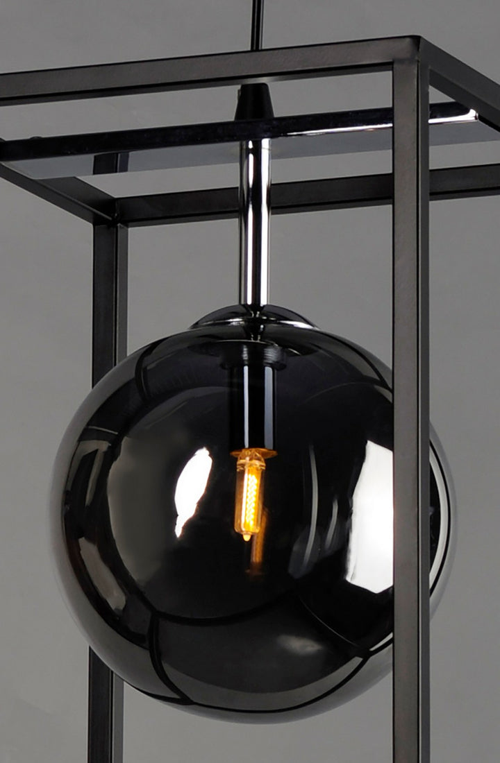 Maxim - 11361MSKBKPC - LED Pendant - Fluid - Black / Polished Chrome