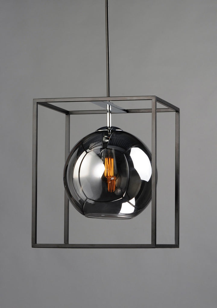 Maxim - 11367MSKBKPC - LED Pendant - Fluid - Black / Polished Chrome