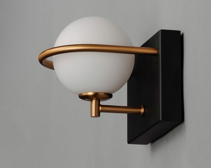 Maxim - 21601SWBKGLD - LED Bath Vanity - Revolve - Black / Gold