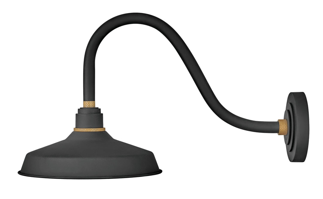 Foundry Classic LED Barn Light in Textured Black - available from The Lighting Shoppe, trusted by Canadian homeowners