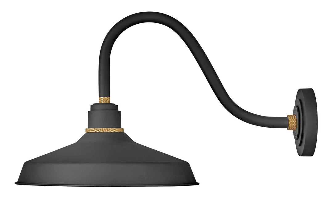 Foundry Classic LED Barn Light in Textured Black - available from The Lighting Shoppe, trusted by Canadian homeowners