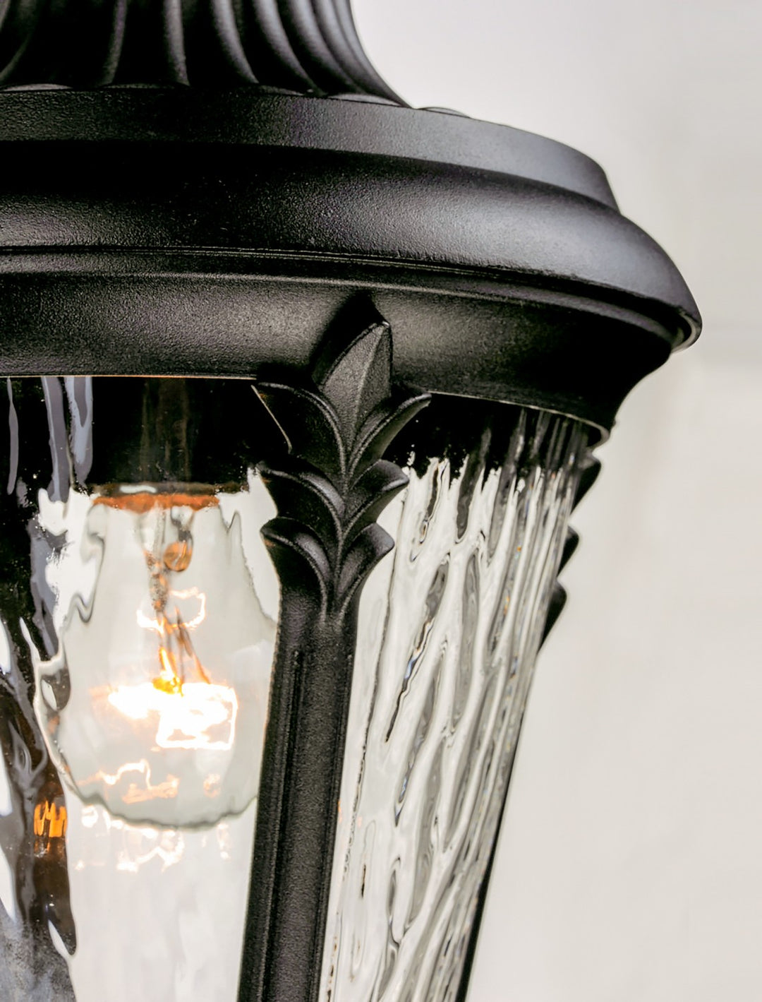 Maxim - 3054WGBK - One Light Outdoor Wall Lantern - Sentry - Black