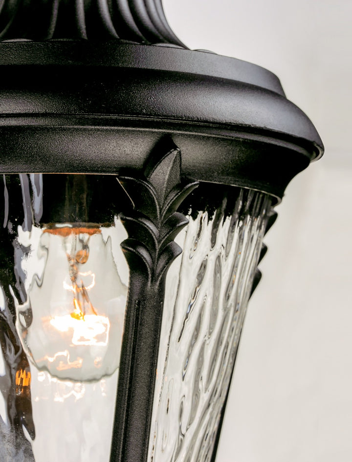 Maxim - 3054WGBK - One Light Outdoor Wall Lantern - Sentry - Black