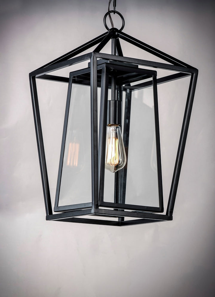 Maxim - 3178CLBK - One Light Outdoor Hanging Lantern - Artisan - Black