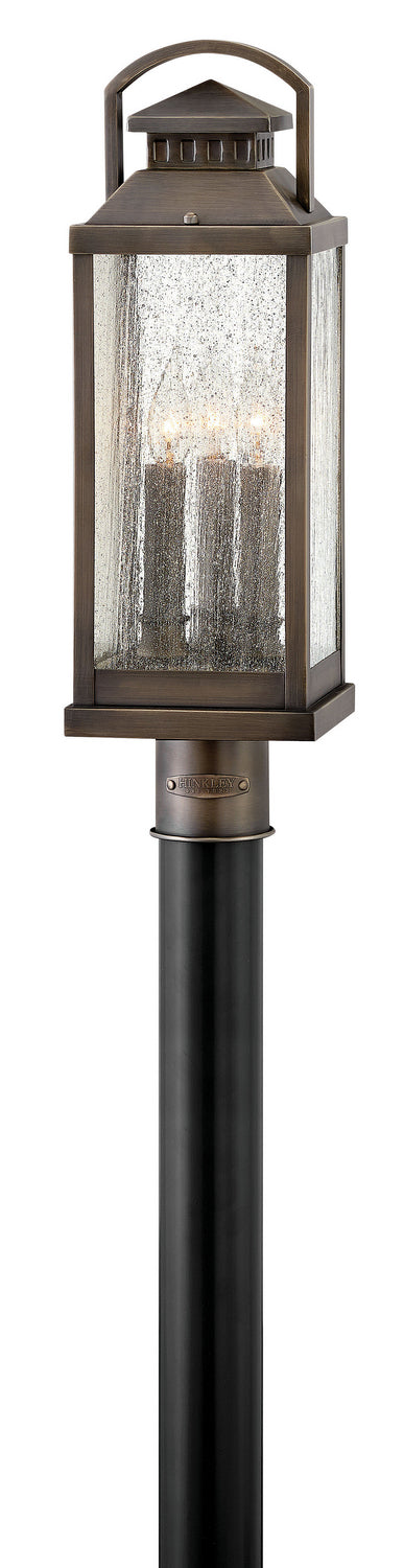 Hinkley Canada - 1181BLB - LED Post Top or Pier Mount Lantern - Revere - Blackened Brass