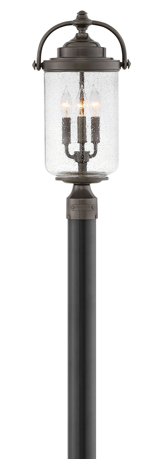 Willoughby LED Post Top or Pier Mount Lantern in Oil Rubbed Bronze - available from The Lighting Shoppe, trusted by Canadian homeowners