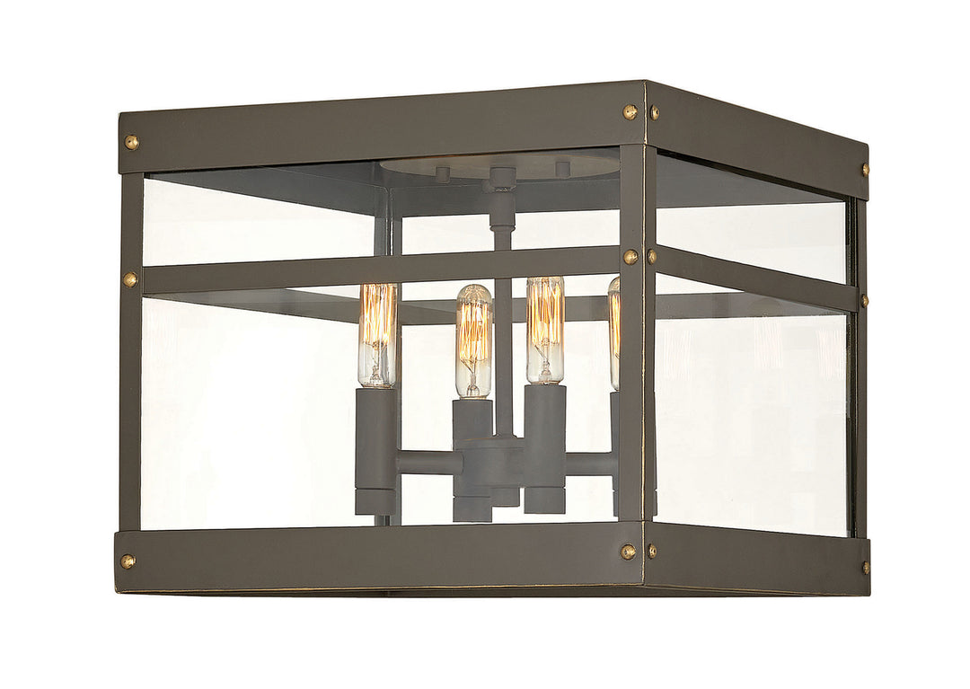 Porter LED Flush Mount in Oil Rubbed Bronze - available from The Lighting Shoppe, trusted by Canadian homeowners