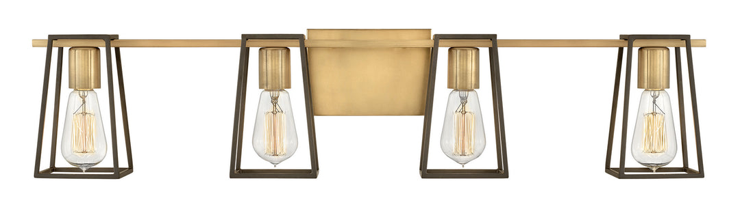 Filmore LED Vanity in Heritage Brass - available from The Lighting Shoppe, trusted by Canadian homeowners