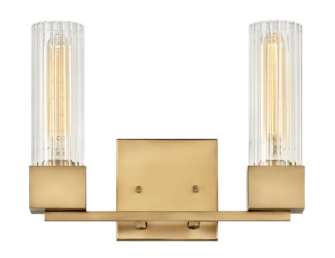 Xander LED Vanity in Heritage Brass - available from The Lighting Shoppe, trusted by Canadian homeowners