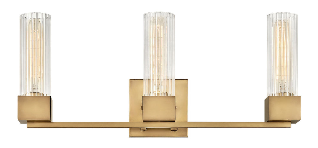 Xander LED Vanity in Heritage Brass - available from The Lighting Shoppe, trusted by Canadian homeowners