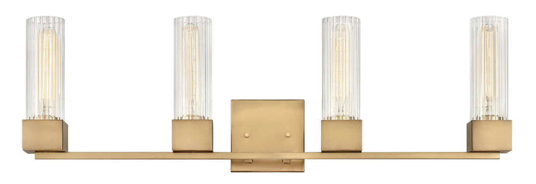 Xander LED Vanity in Heritage Brass - available from The Lighting Shoppe, trusted by Canadian homeowners