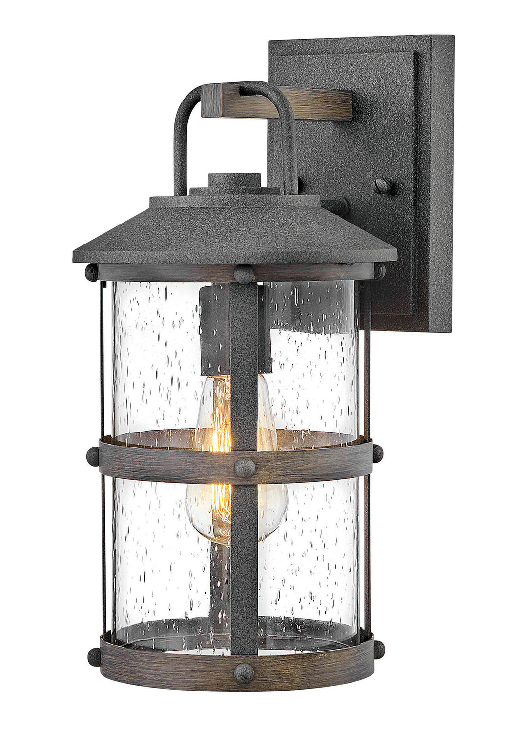 Lakehouse LED Wall Mount in Aged Zinc - available from The Lighting Shoppe, trusted by Canadian homeowners