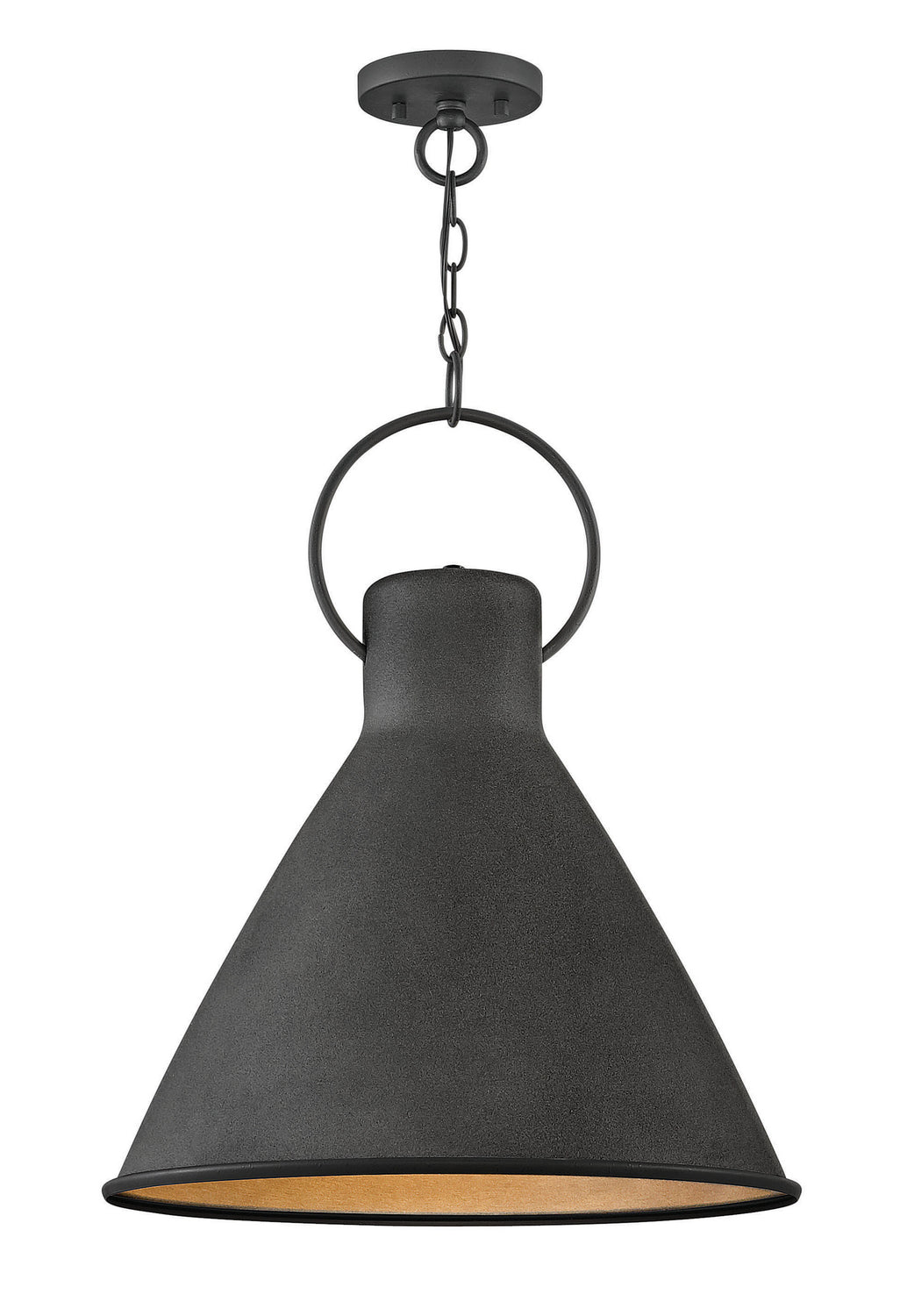 Winnie LED Pendant in Aged Zinc - available from The Lighting Shoppe, trusted by Canadian homeowners