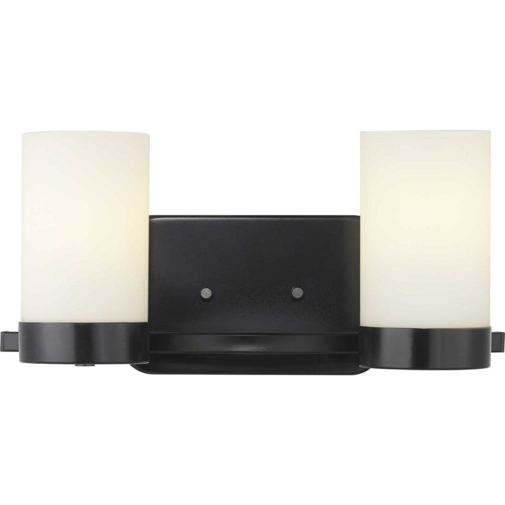 Elevate Two Light Bath in Black - available from The Lighting Shoppe, trusted by Canadian homeowners