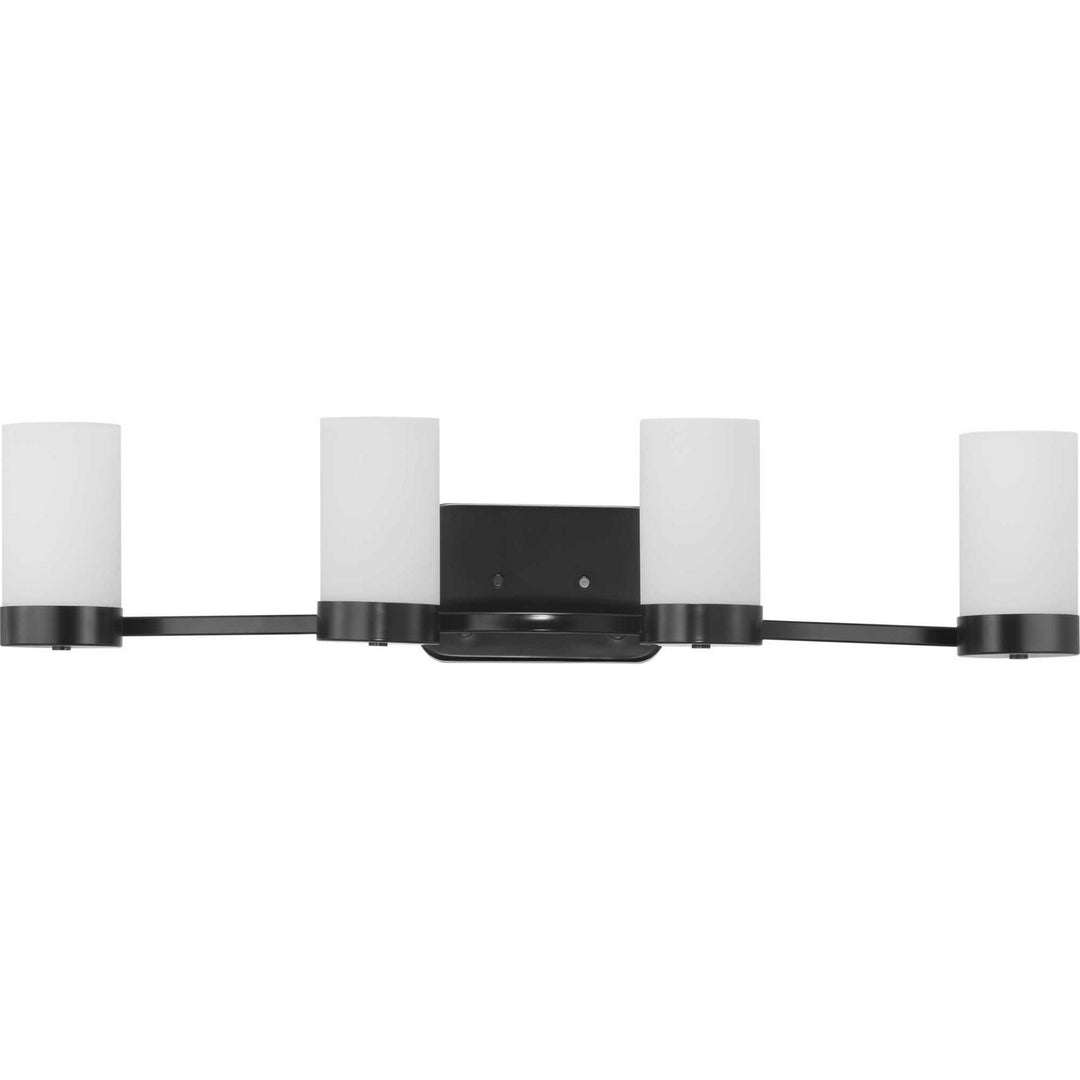 Elevate Four Light Bath in Black - available from The Lighting Shoppe, trusted by Canadian homeowners