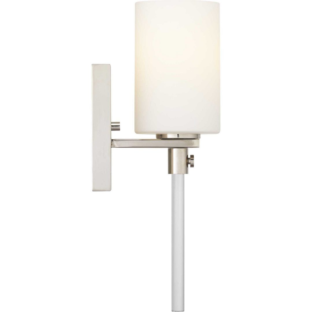 Lisbon One Light Bath in Polished Nickel - available from The Lighting Shoppe, trusted by Canadian homeowners
