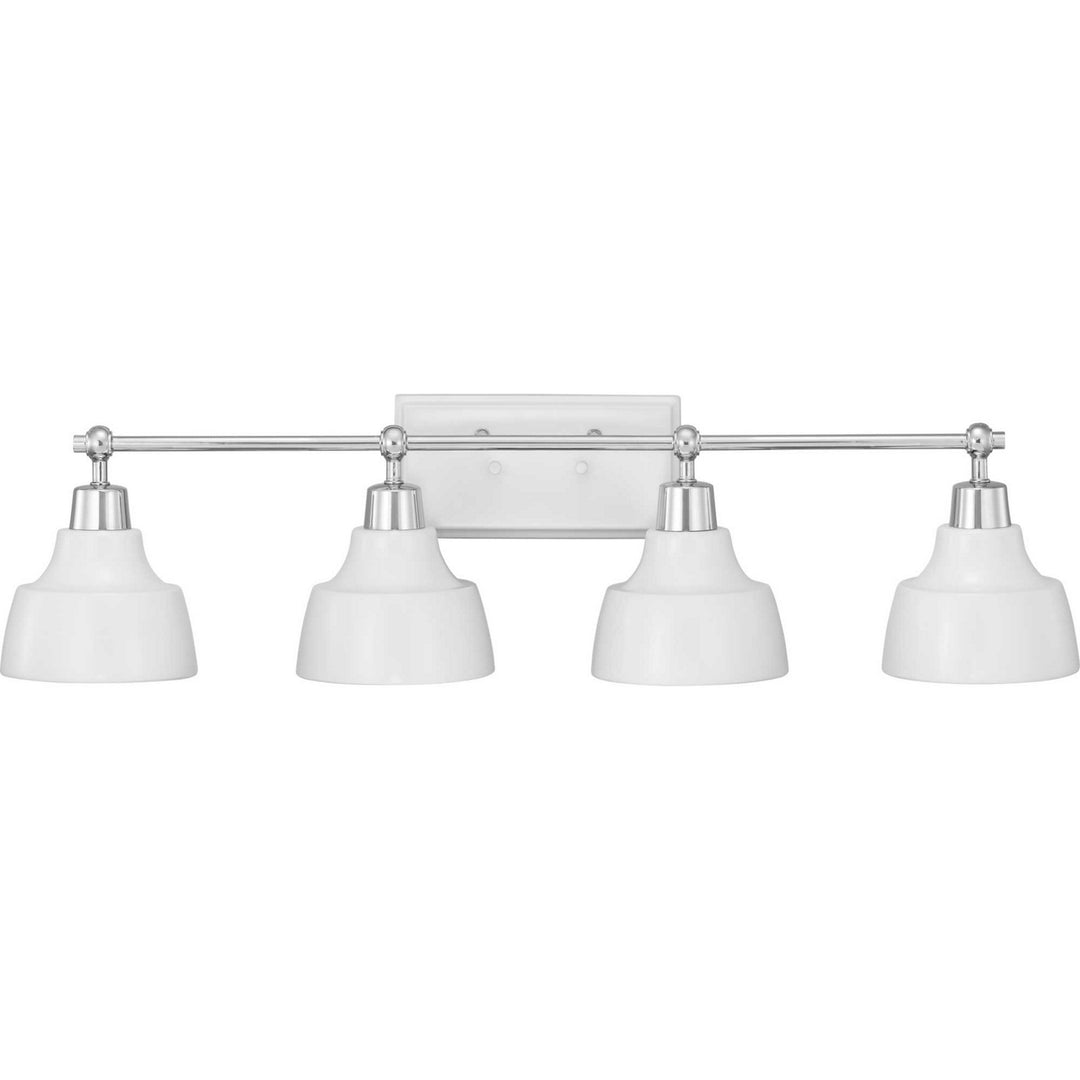 Bramlett Four Light Bath in Polished Chrome - available from The Lighting Shoppe, trusted by Canadian homeowners