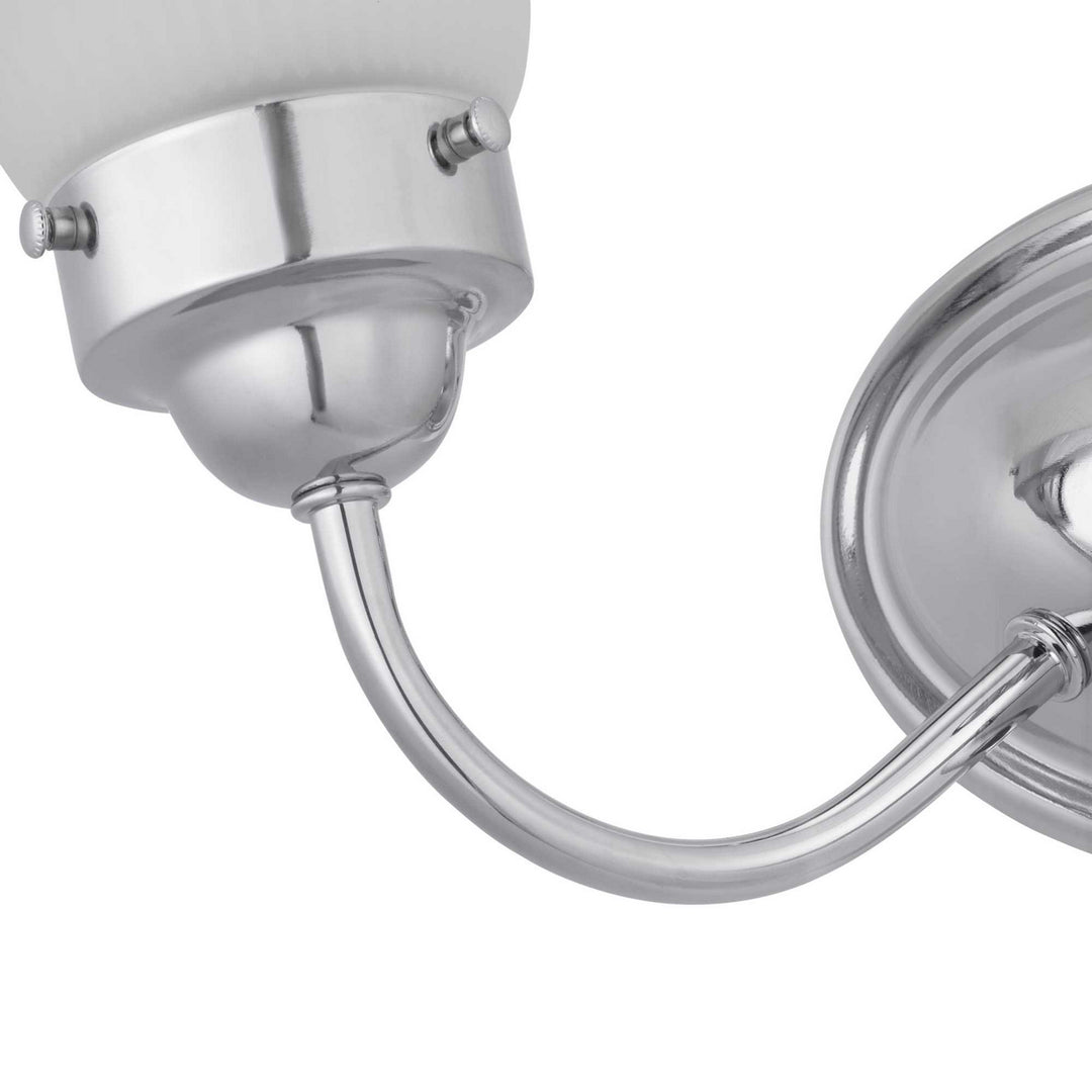 Progress Canada - P3288-15ET - Two Light Bath Bracket - Fluted Glass-Etched - Polished Chrome