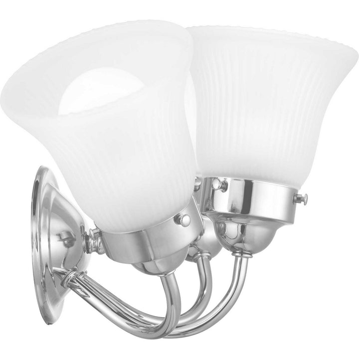 Progress Canada - P3289-15ET - Three Light Bath Bracket - Fluted Glass-Etched - Polished Chrome