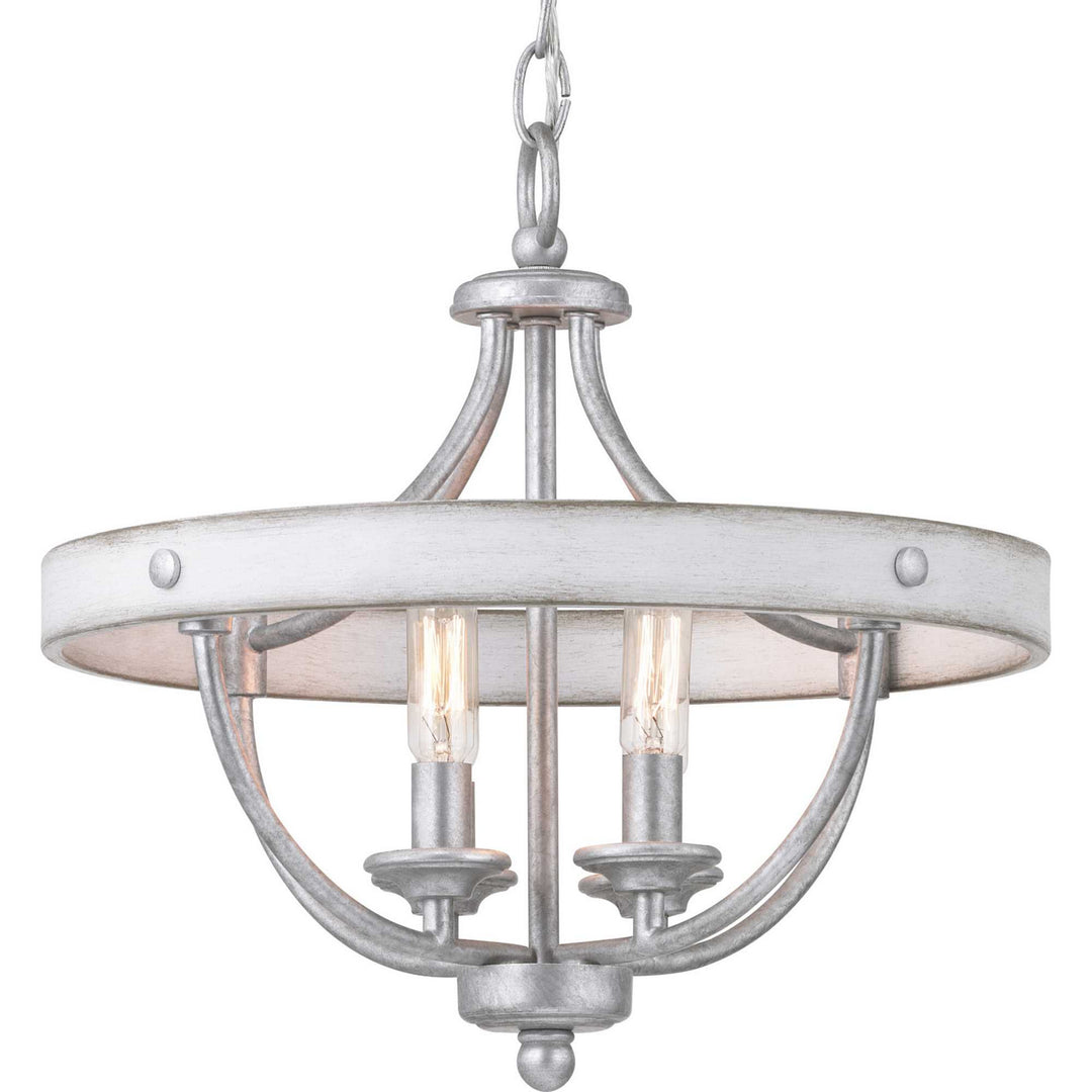 Progress Canada - P350117-141 - Four Light Semi-Flush Convertible - Gulliver - Galvanized