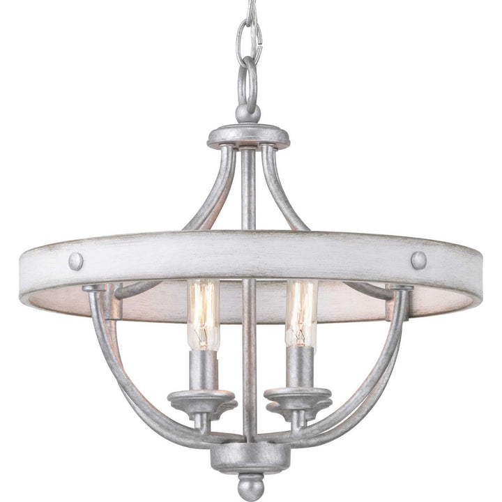 Progress Canada - P350117-141 - Four Light Semi-Flush Convertible - Gulliver - Galvanized