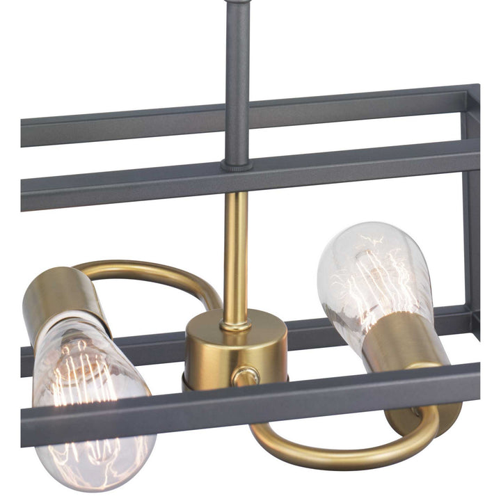 Progress Canada - P350120-143 - Two Light Semi-Flush Convertible - Blakely - Graphite