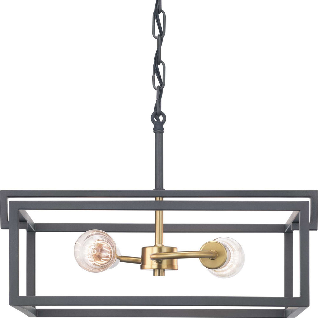 Progress Canada - P350120-143 - Two Light Semi-Flush Convertible - Blakely - Graphite