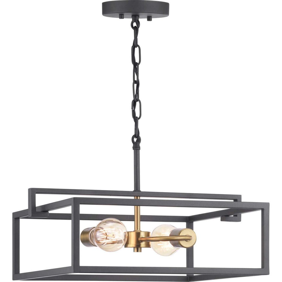 Progress Canada - P350120-143 - Two Light Semi-Flush Convertible - Blakely - Graphite