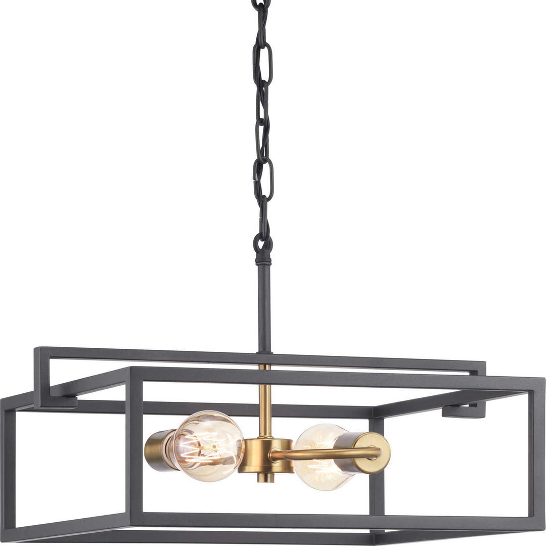 Progress Canada - P350120-143 - Two Light Semi-Flush Convertible - Blakely - Graphite