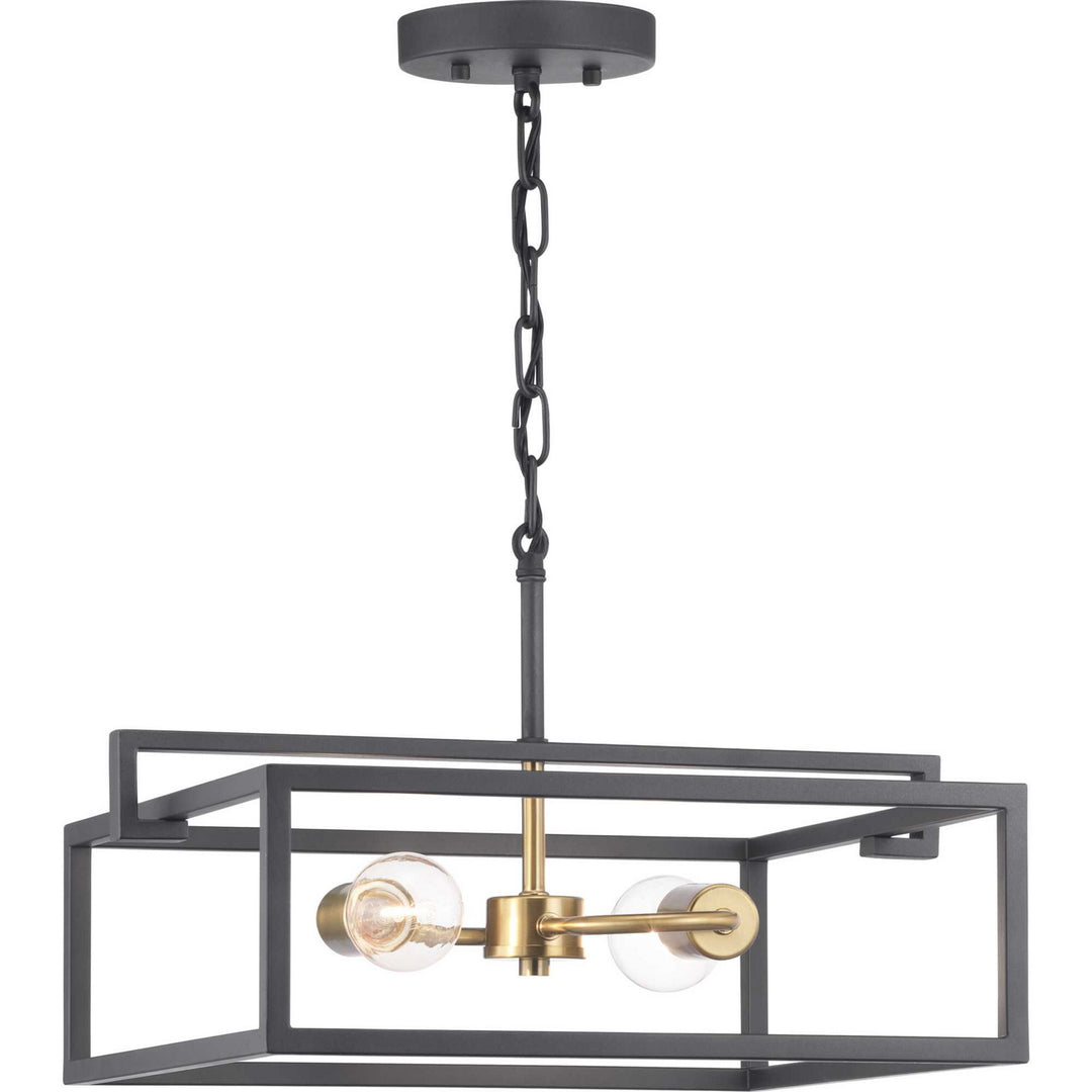 Progress Canada - P350120-143 - Two Light Semi-Flush Convertible - Blakely - Graphite