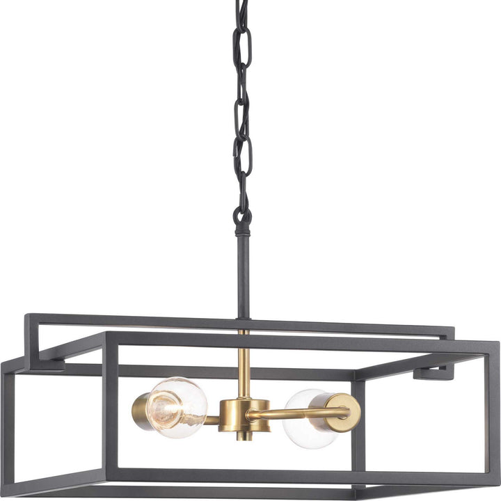 Progress Canada - P350120-143 - Two Light Semi-Flush Convertible - Blakely - Graphite