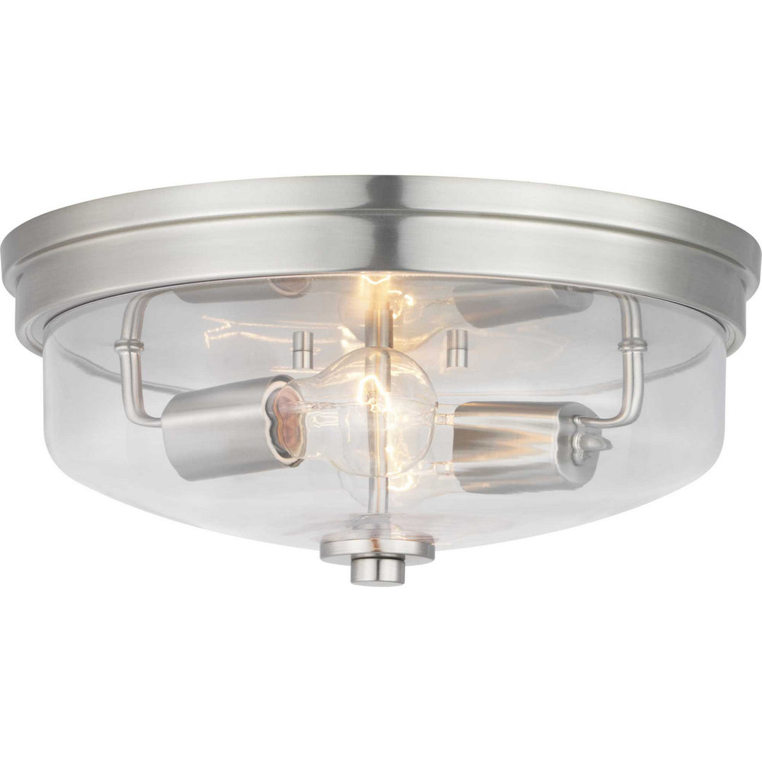 Progress Canada - P350121-009 - Two Light Flush Mount - Blakely - Brushed Nickel