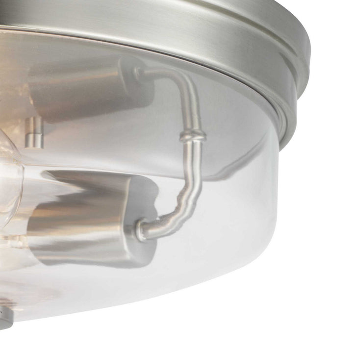 Progress Canada - P350121-009 - Two Light Flush Mount - Blakely - Brushed Nickel