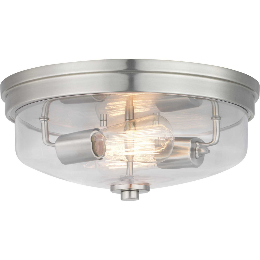 Progress Canada - P350121-009 - Two Light Flush Mount - Blakely - Brushed Nickel